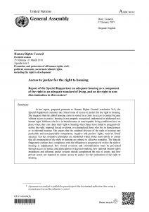 Access to Justice for the Right to Housing