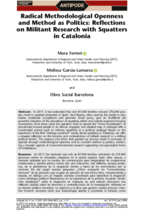 Radical Methodological Oppenness and Method as Politics