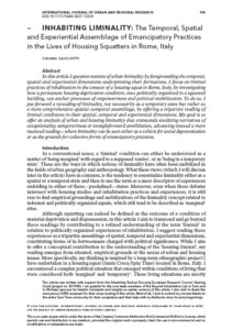 inhabiting liminality